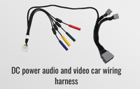 DC Power Audio и Video Car жгут проводки